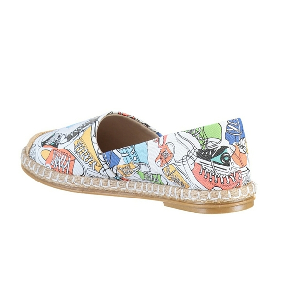 White and colored espadrilles - Picture 6 of 7